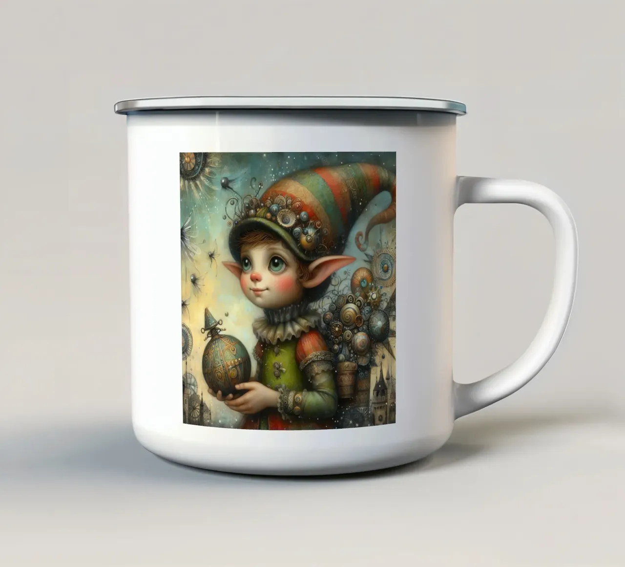nome capriccioso tazza in smalto da ARTVI-SHOP