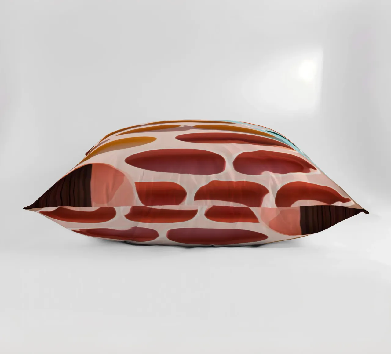 Architectural palette decorative cushion by ICONICA Art Studio