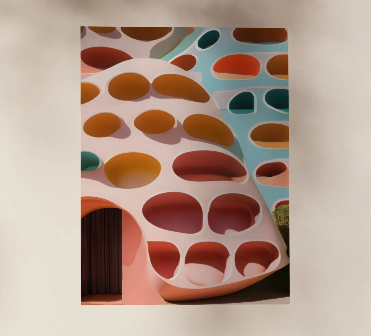 Architectural palette backlit film by ICONICA Art Studio