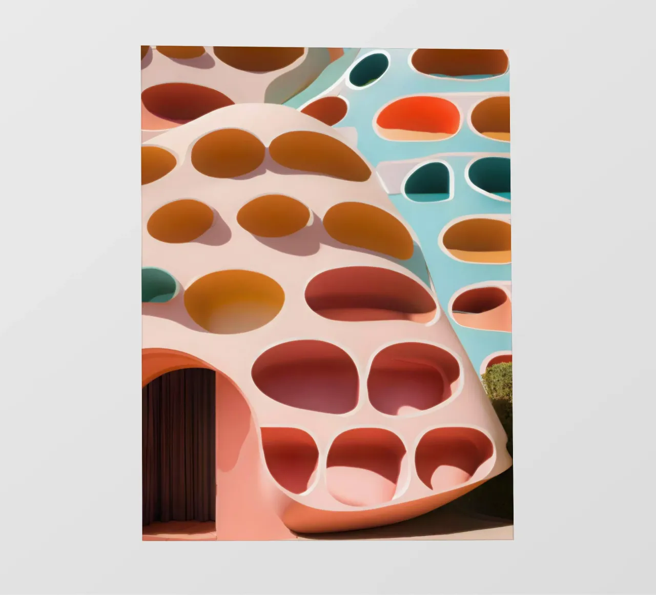 Architectural palette backlit film by ICONICA Art Studio