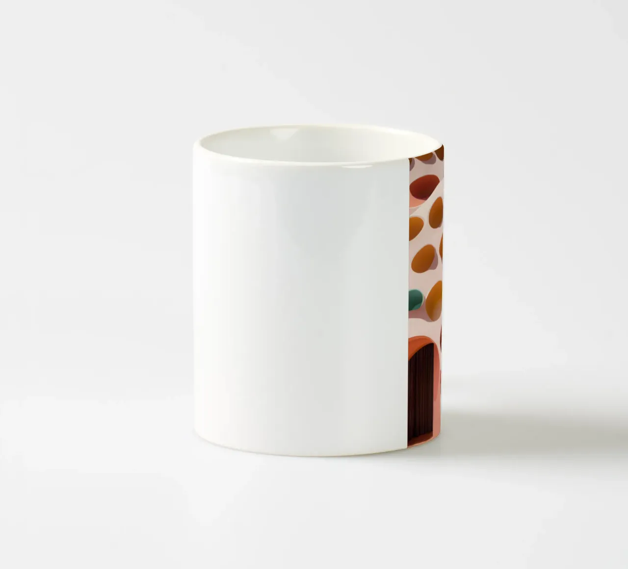 Architectural palette ceramic mug by ICONICA Art Studio