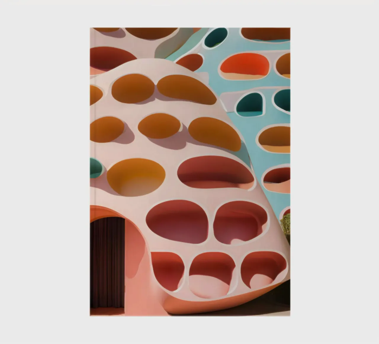 Architectural palette notebook by ICONICA Art Studio