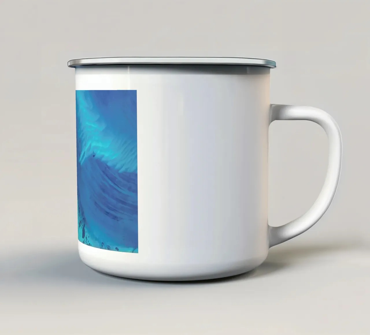 Shark Bay 5 tazza in smalto da Simon Butterworth
