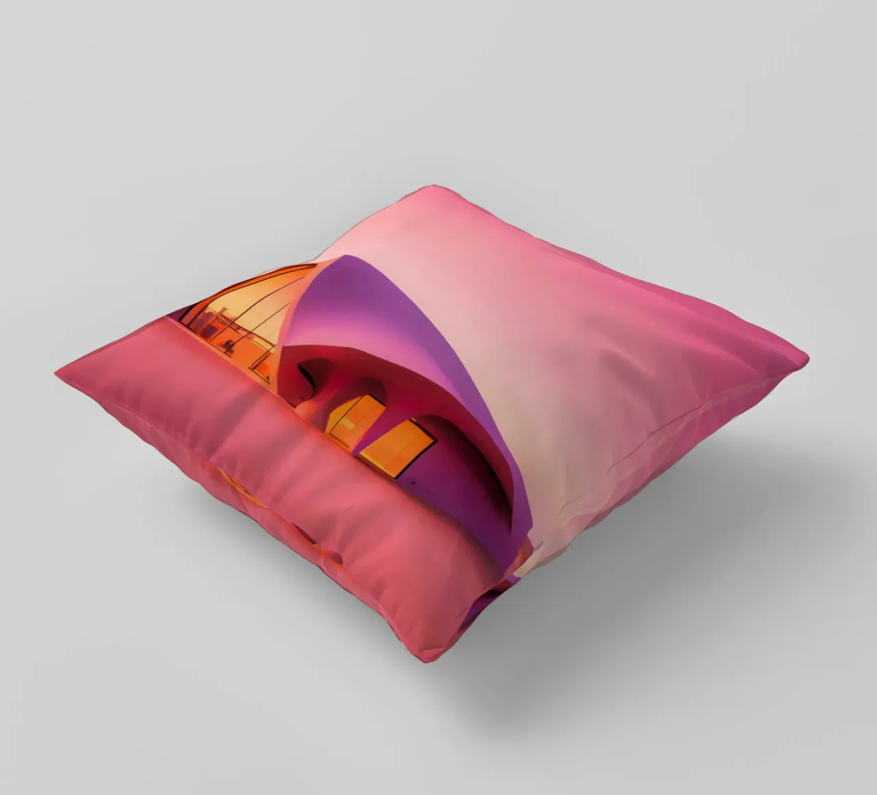 Architektonische Symphonie Kissen von ICONICA Art Studio