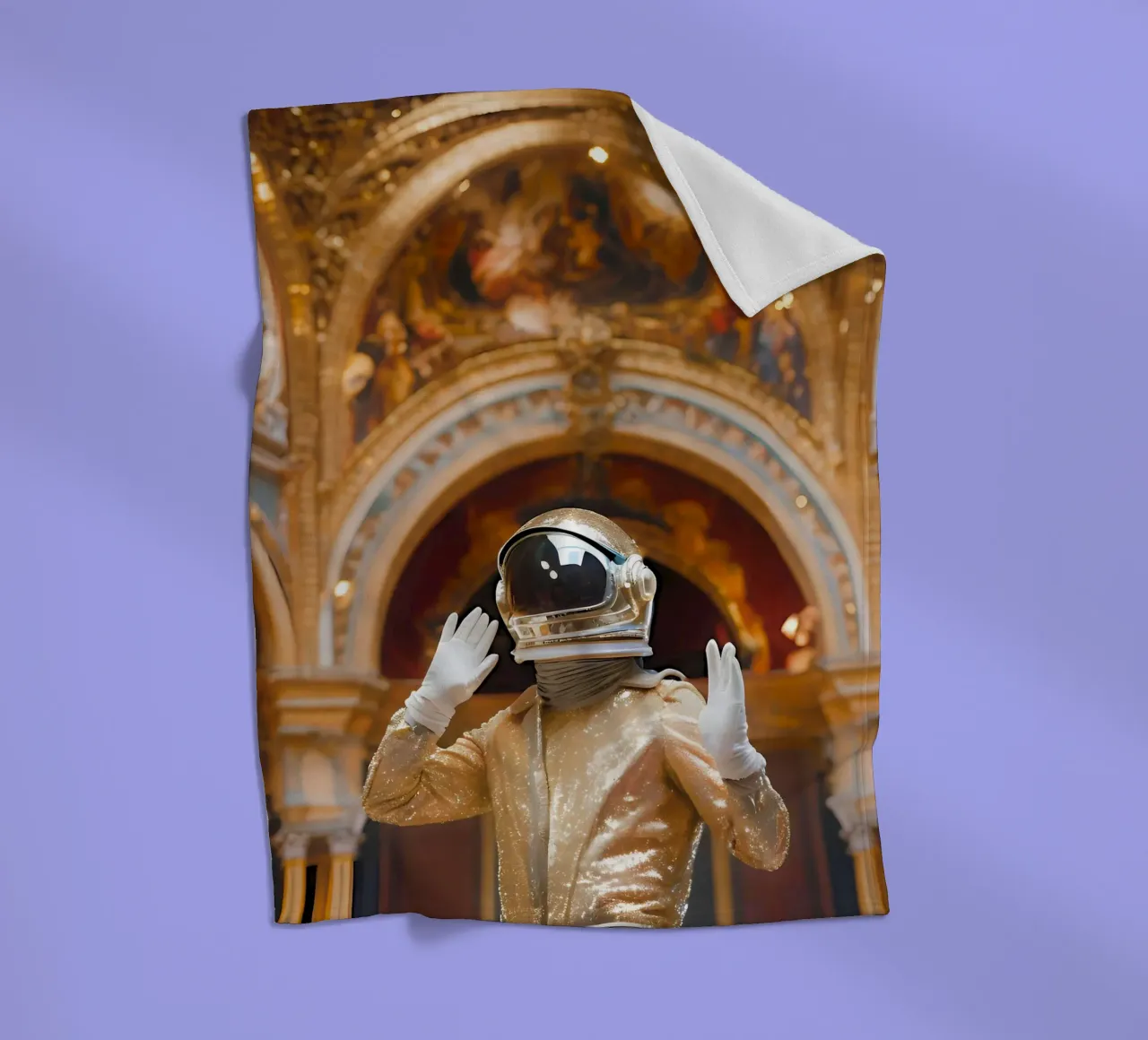 Esplorazione di lusso coperta in pile da ICONICA Art Studio