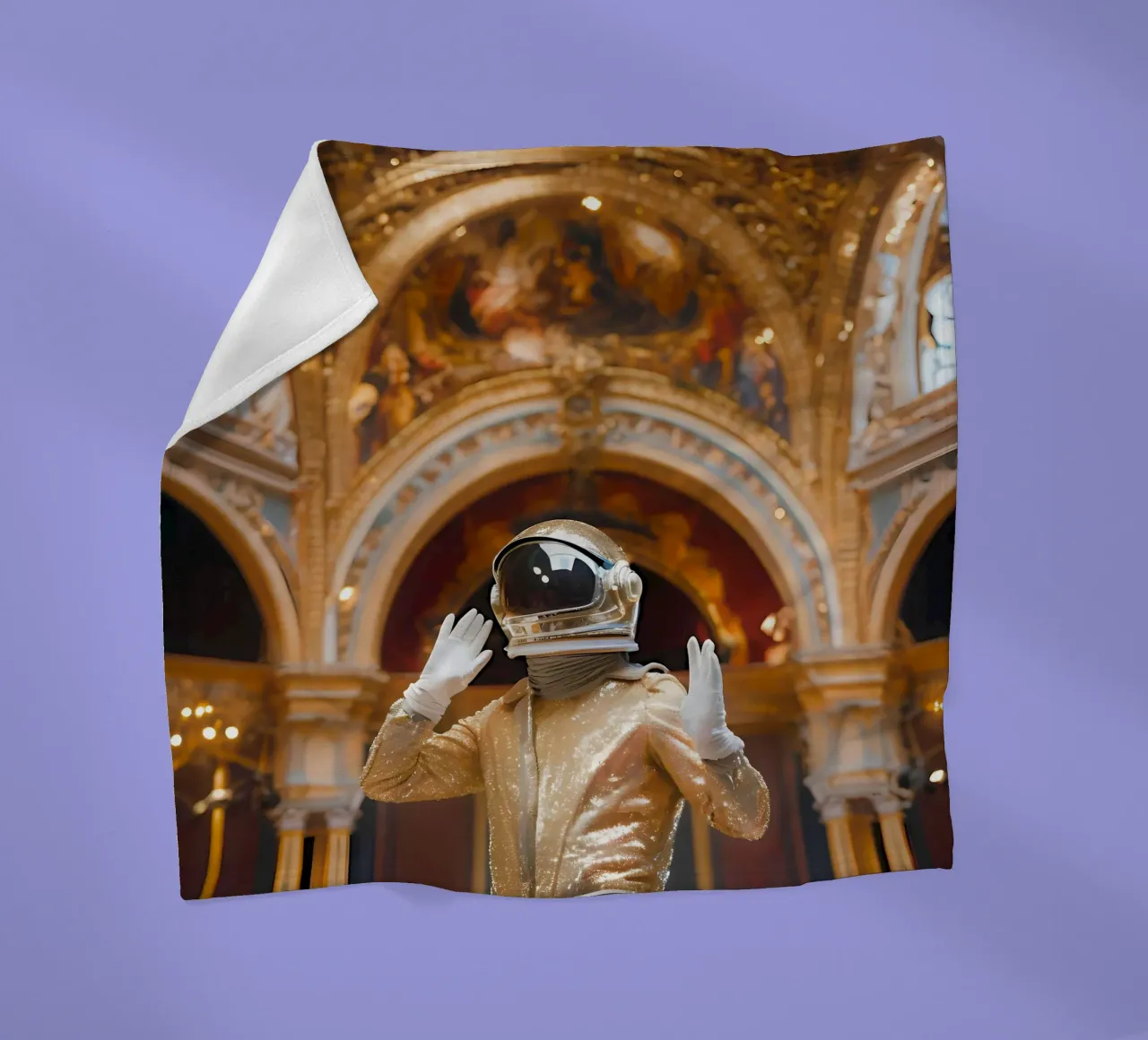 Esplorazione di lusso coperta in pile da ICONICA Art Studio