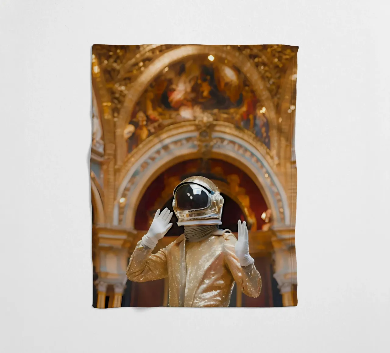 Esplorazione di lusso coperta in pile da ICONICA Art Studio
