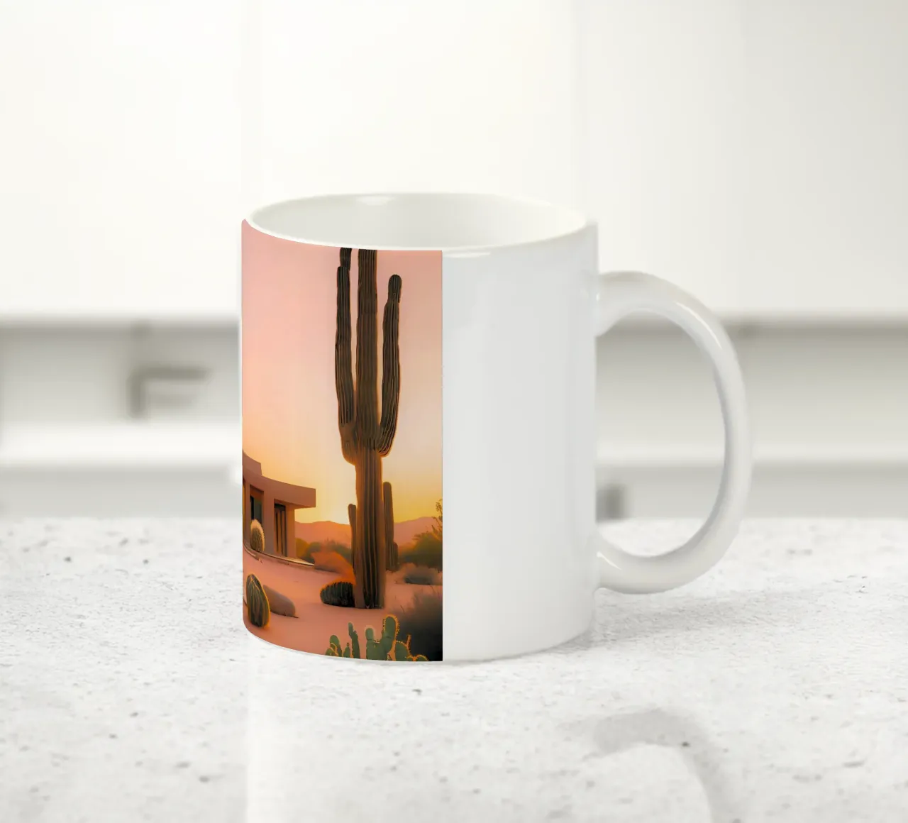 Casa nel deserto tazza in ceramica da ICONICA Art Studio