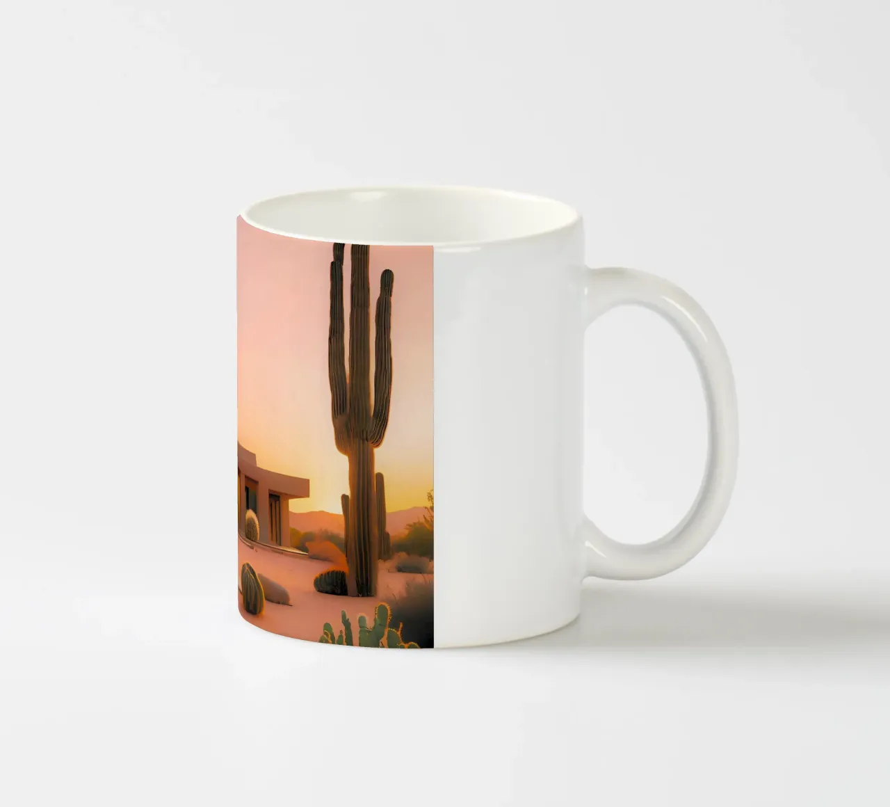 Casa nel deserto tazza in ceramica da ICONICA Art Studio