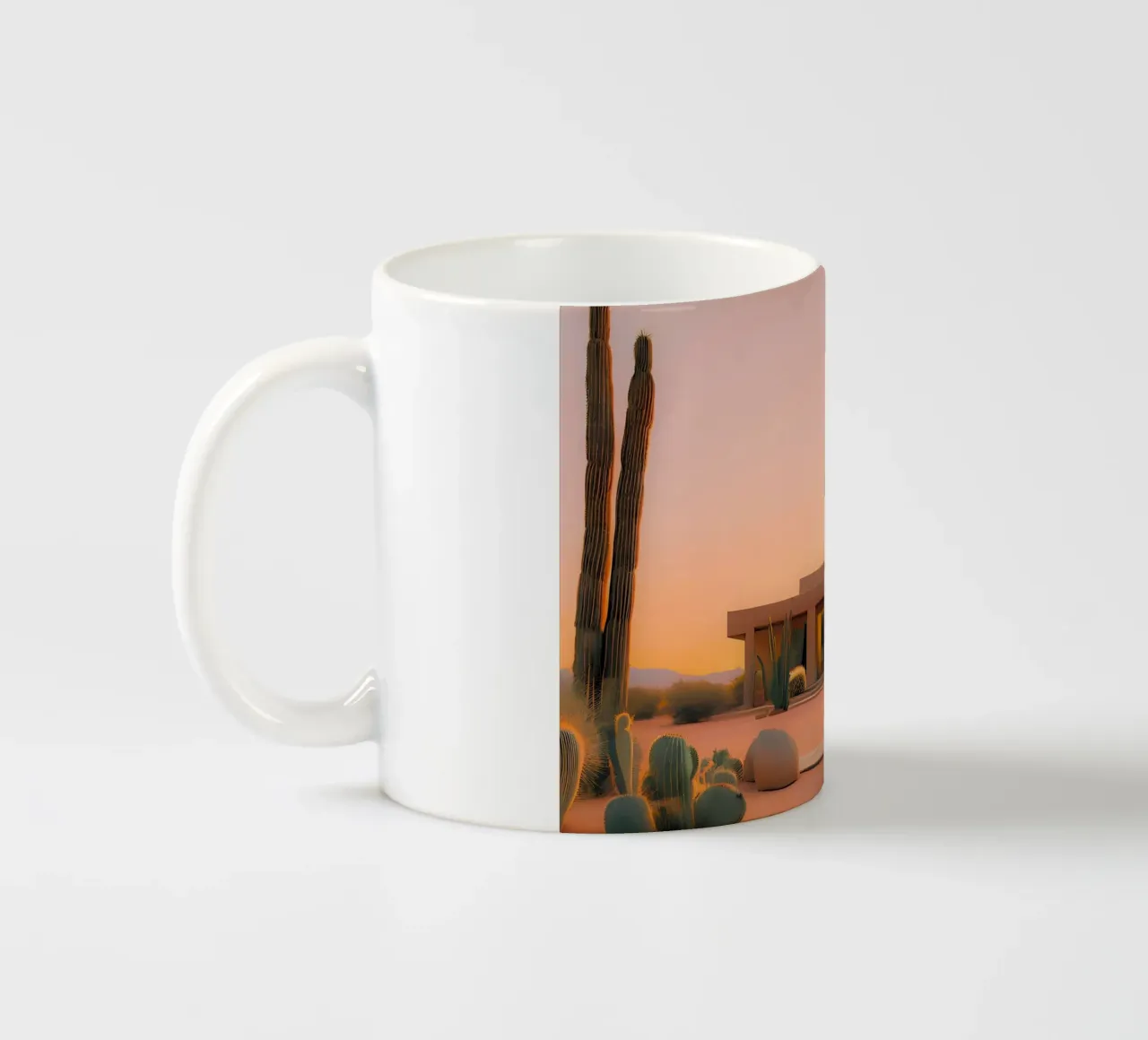 Casa nel deserto tazza in ceramica da ICONICA Art Studio