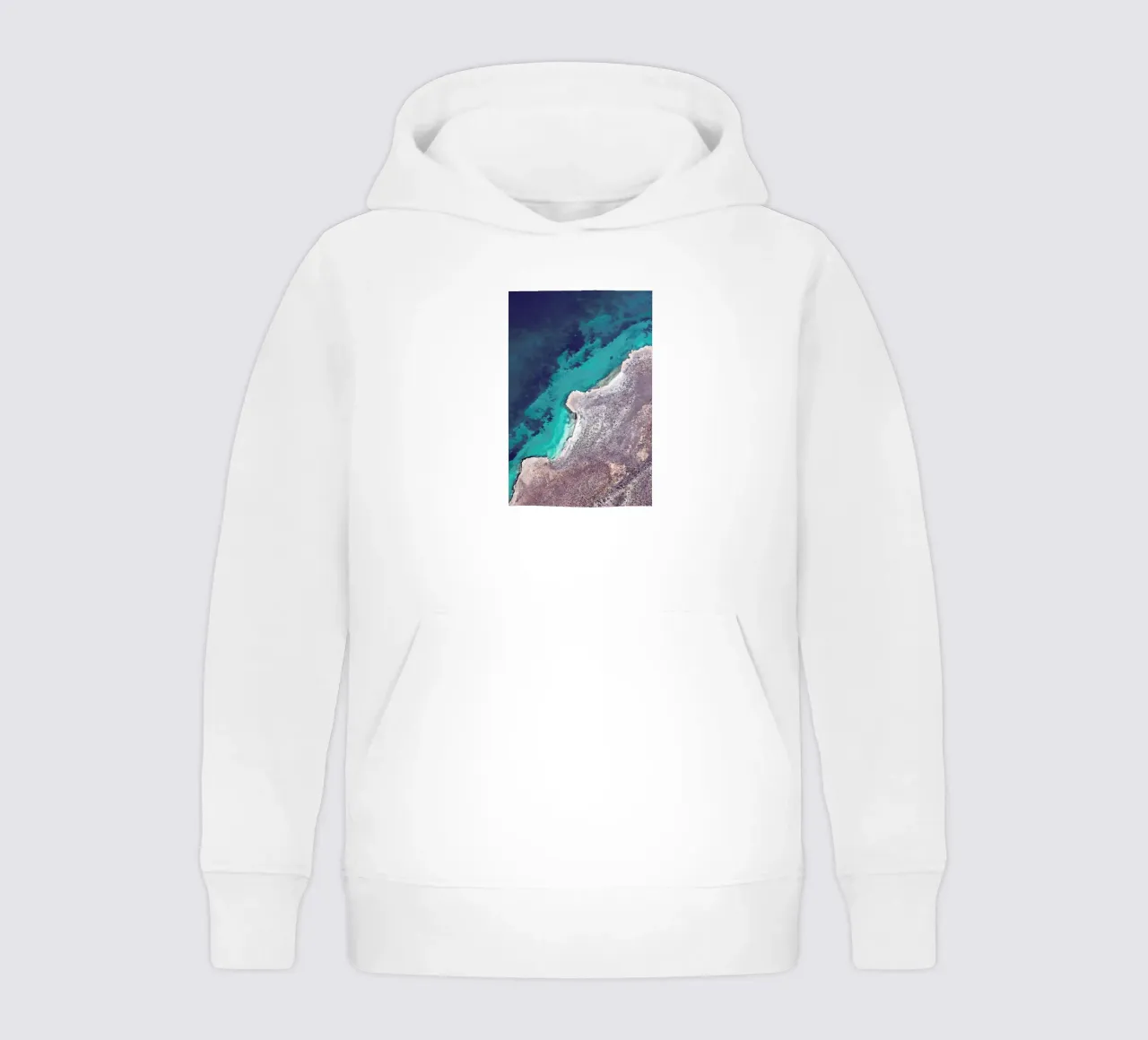 Shark Bay 9 kids hoodie by Simon Butterworth
