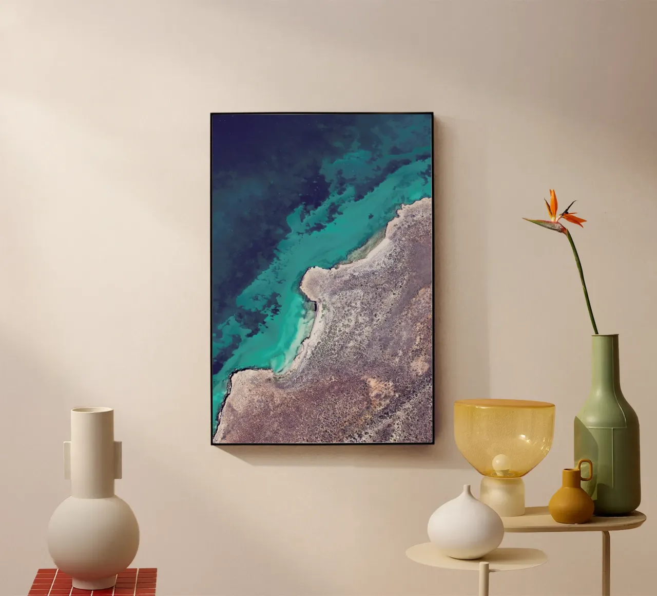 Shark Bay 9 acrylic glass by Simon Butterworth