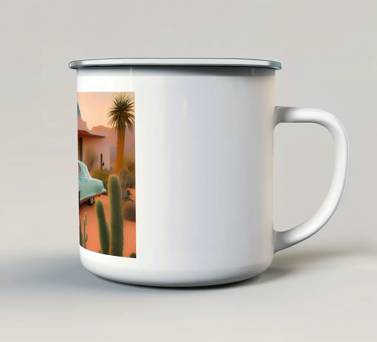 Mirage Rétro tazza in smalto da ICONICA Art Studio