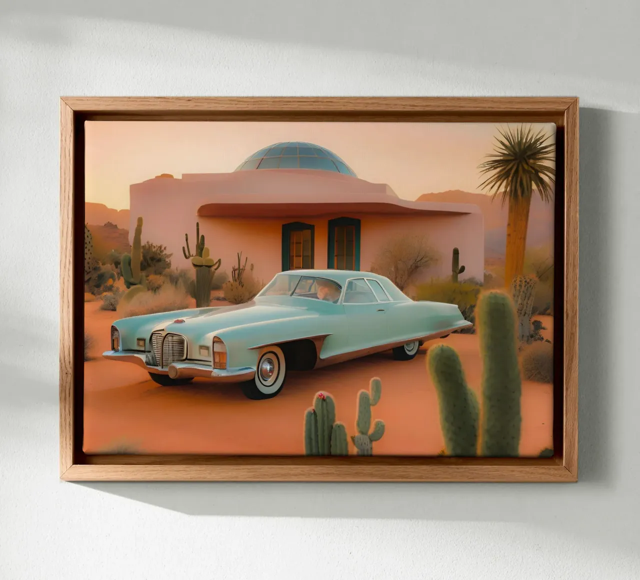 Mirage Rétro canvas by ICONICA Art Studio