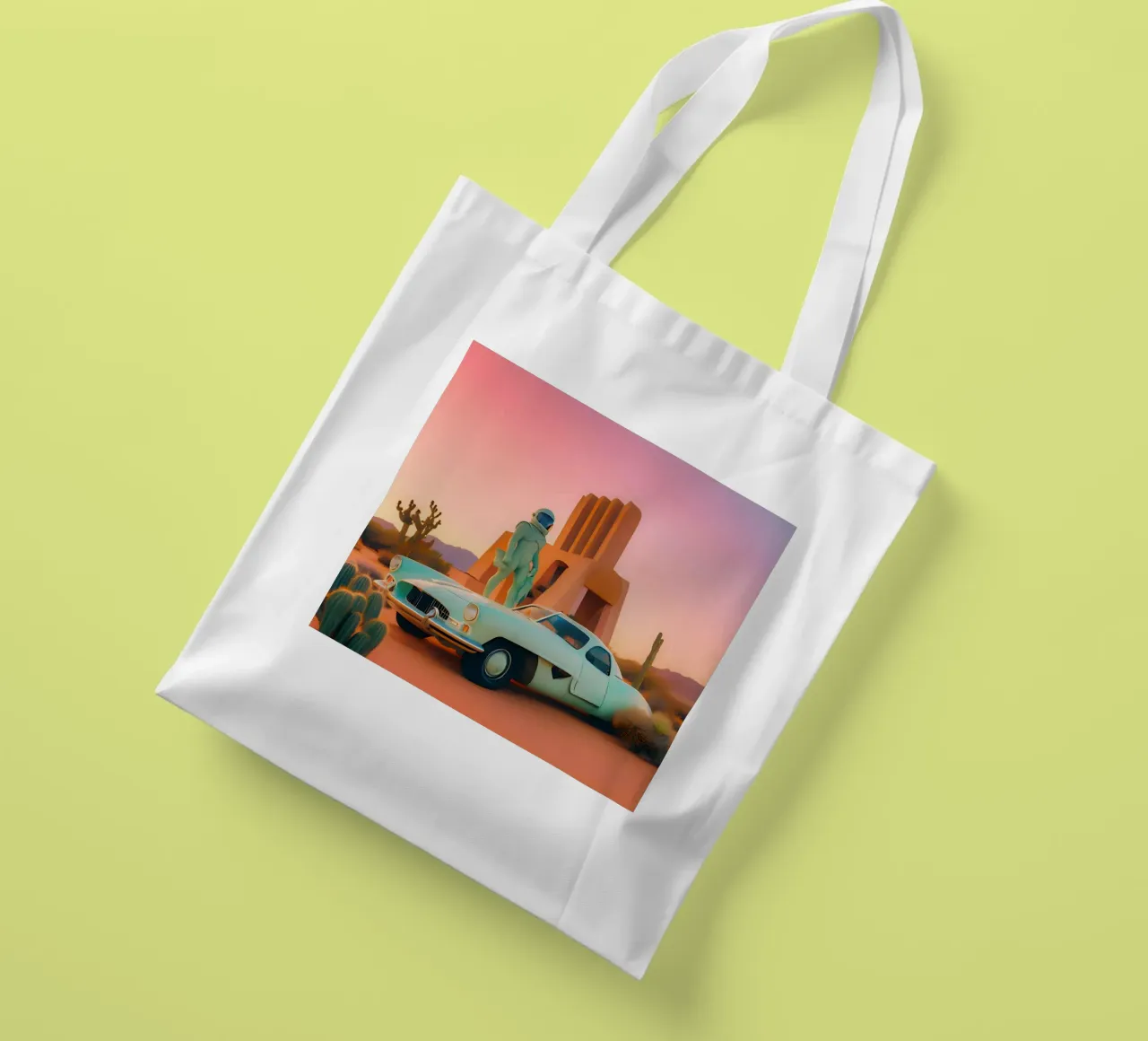 Scappatella Intemporella borsa in juta da ICONICA Art Studio