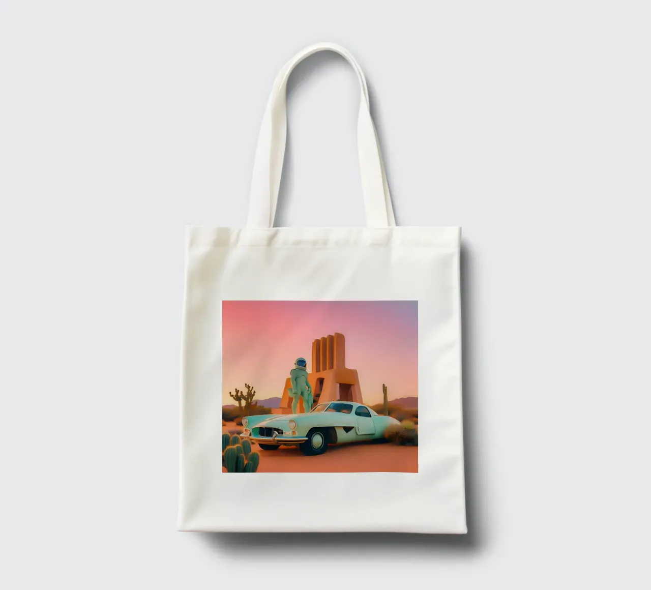 Scappatella Intemporella borsa in juta da ICONICA Art Studio
