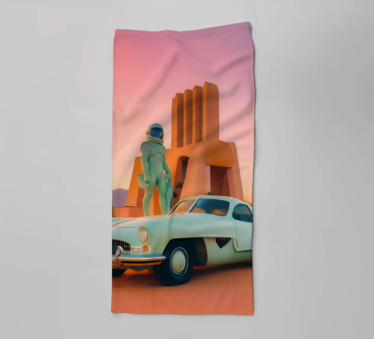 Scappatella Intemporella asciugamano da bagno da ICONICA Art Studio