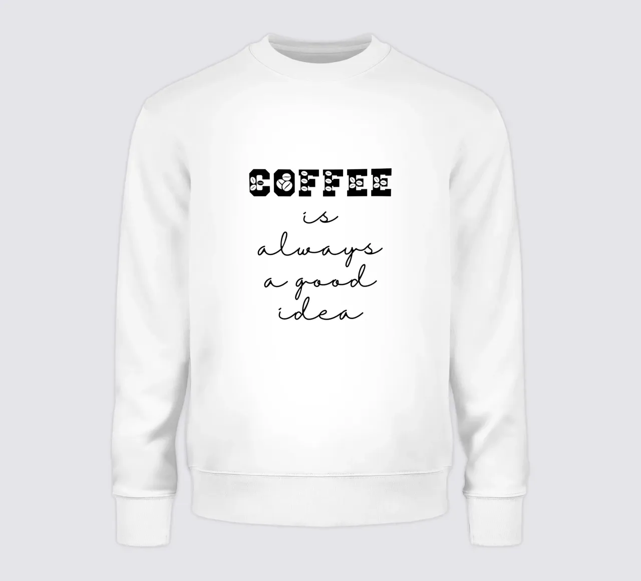 Coffee is Always a Good Idea sweat de Shark Printables
