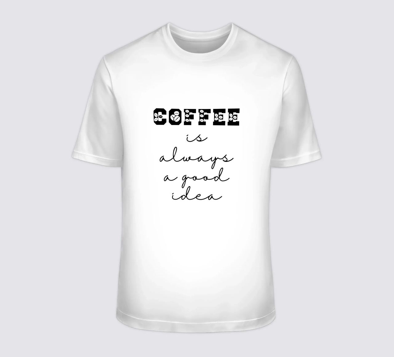 Coffee is Always a Good Idea t-shirt da Shark Printables