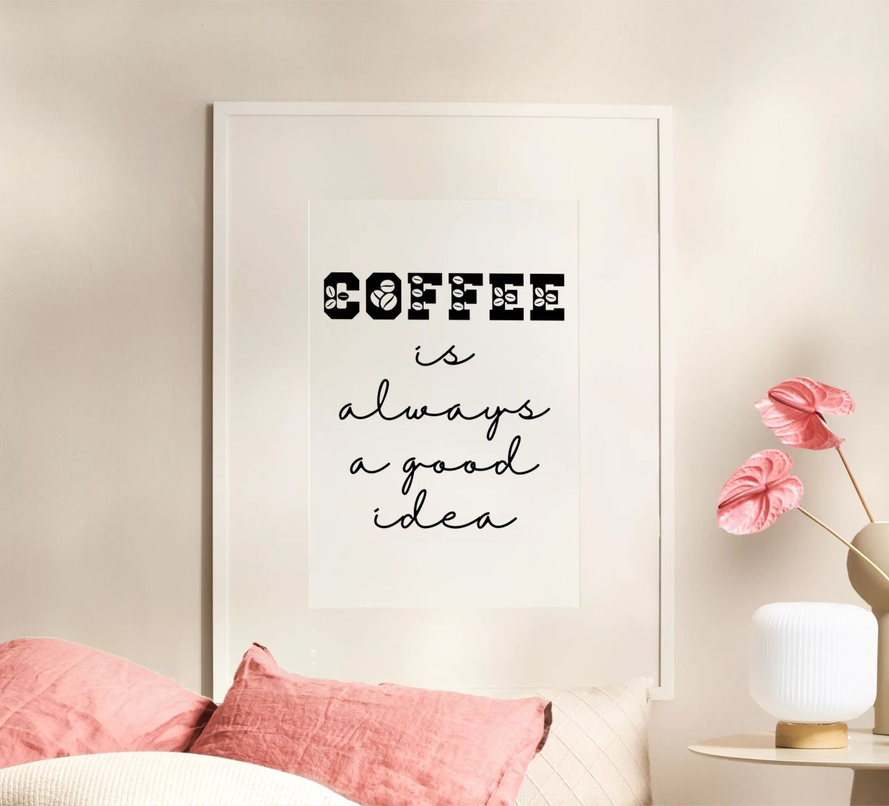 Coffee is Always a Good Idea carta hahnemühle da Shark Printables