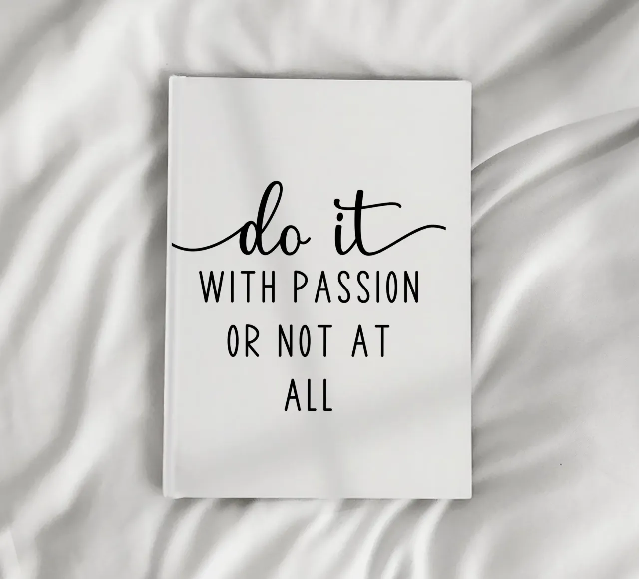 Do it With Passion or Not at All Motivational diario da Shark Printables