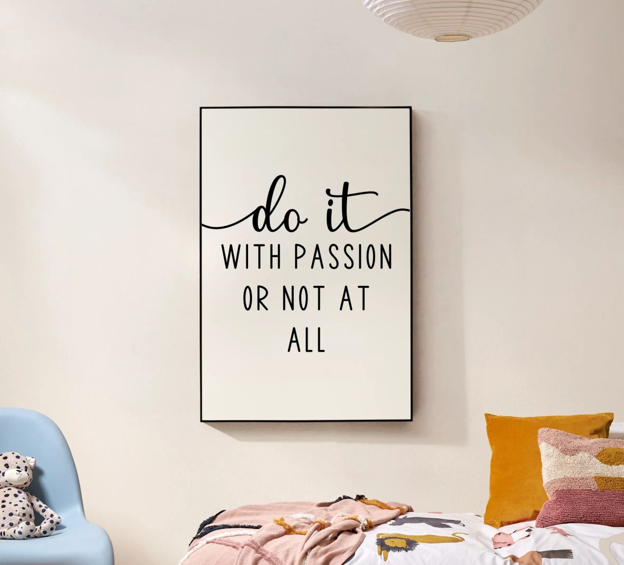 Do it With Passion or Not at All Motivational plexiglass da Shark Printables