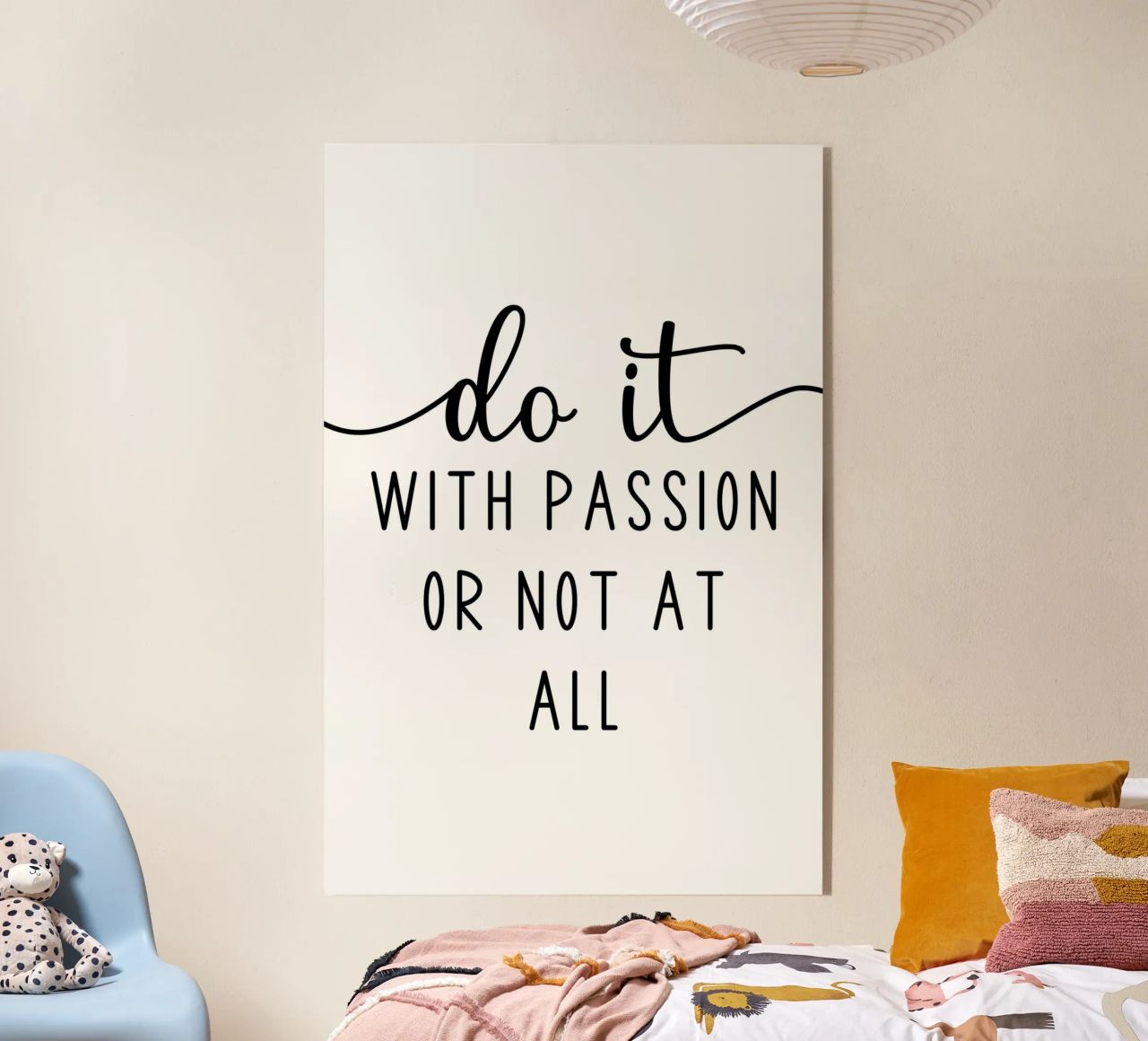 Do it With Passion or Not at All Motivational plexiglass da Shark Printables