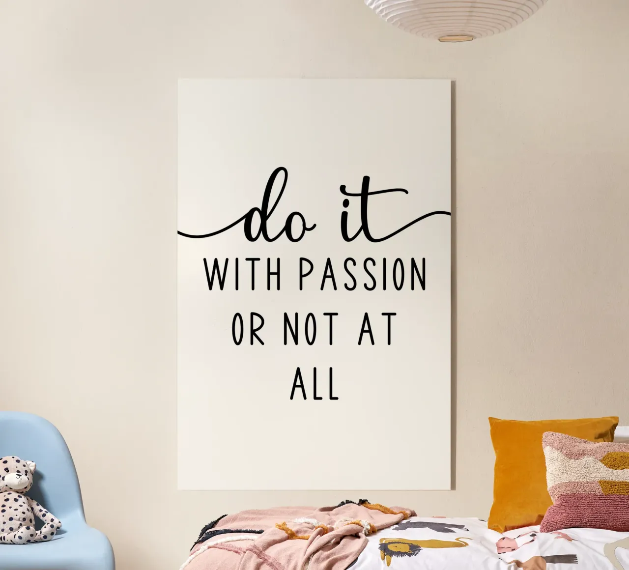 Do it With Passion or Not at All Motivational plexiglass da Shark Printables