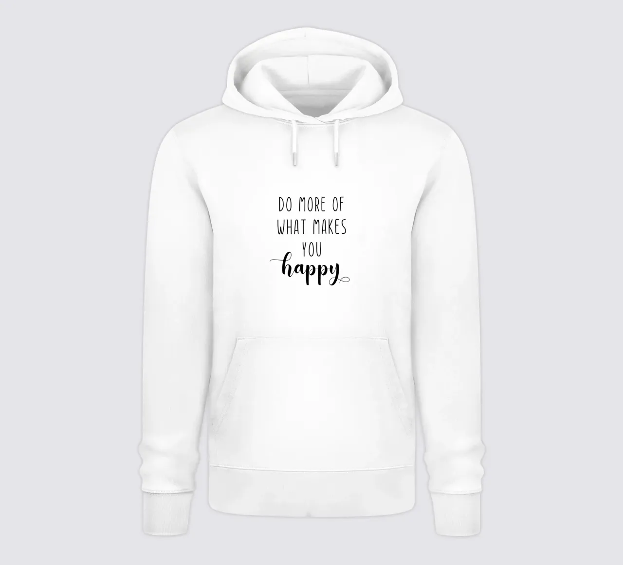 Do More of What Makes You Happy Motivational felpa con cappuccio da Shark Printables