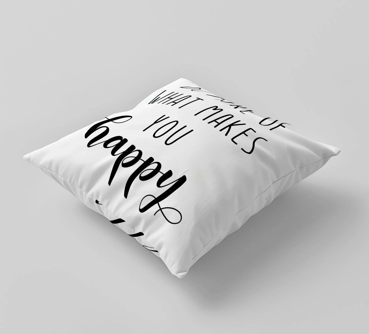 Do More of What Makes You Happy Motivational cuscino da Shark Printables