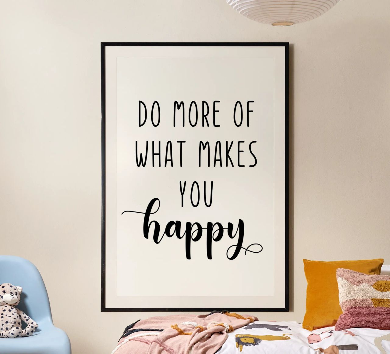 Do More of What Makes You Happy Motivational carta hahnemühle da Shark Printables