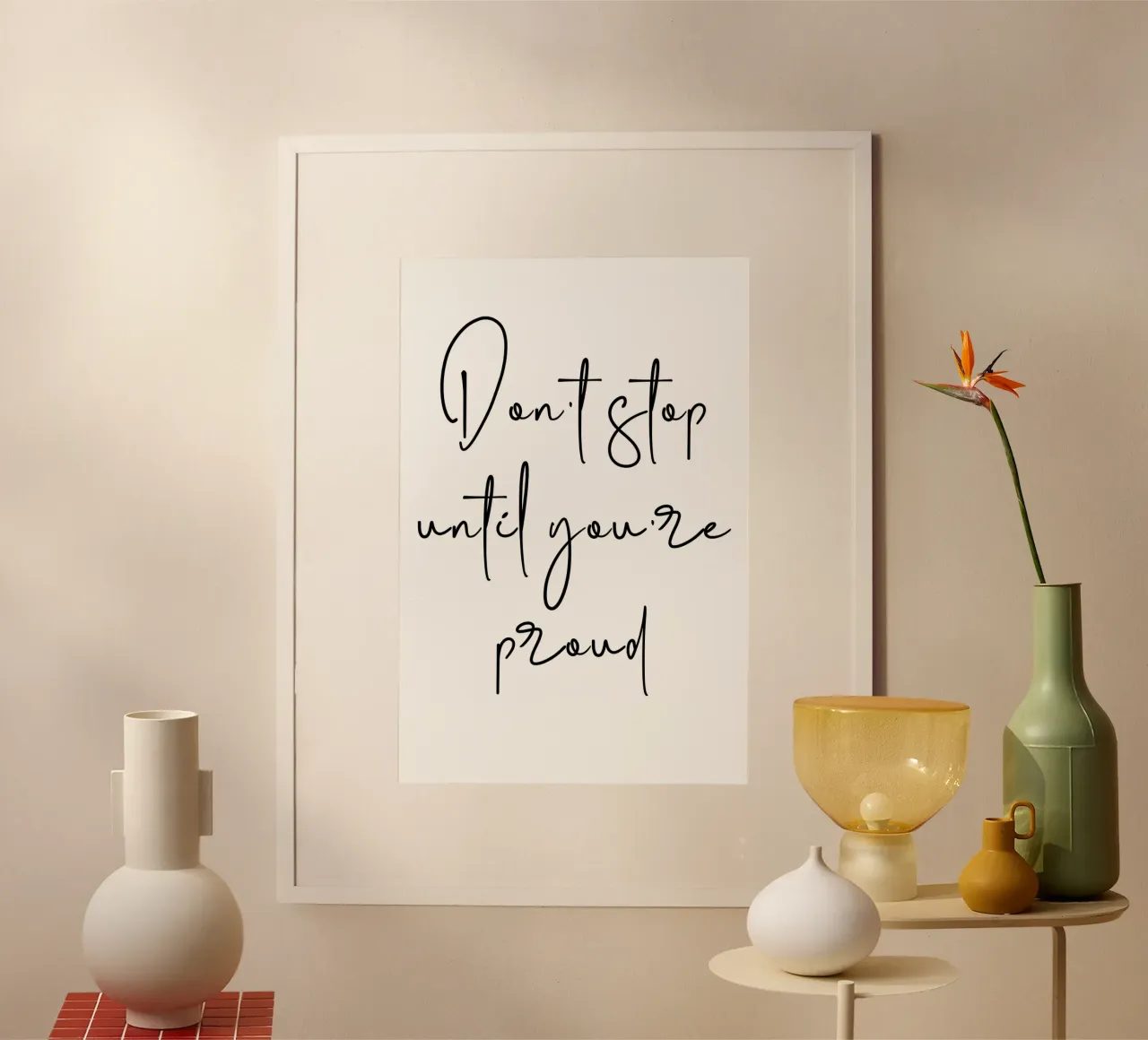 Don’t Stop Until You’re Proud Motivational carta hahnemühle da Shark Printables