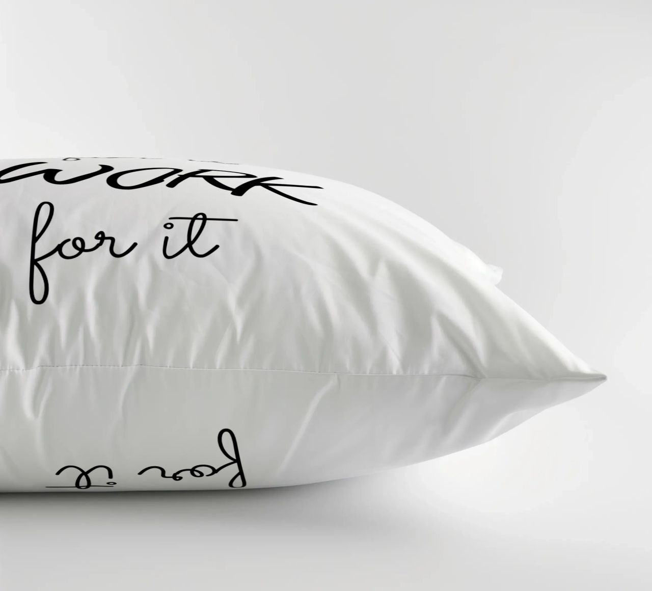 Don’t Wish for It Work for It Motivational cuscino da Shark Printables