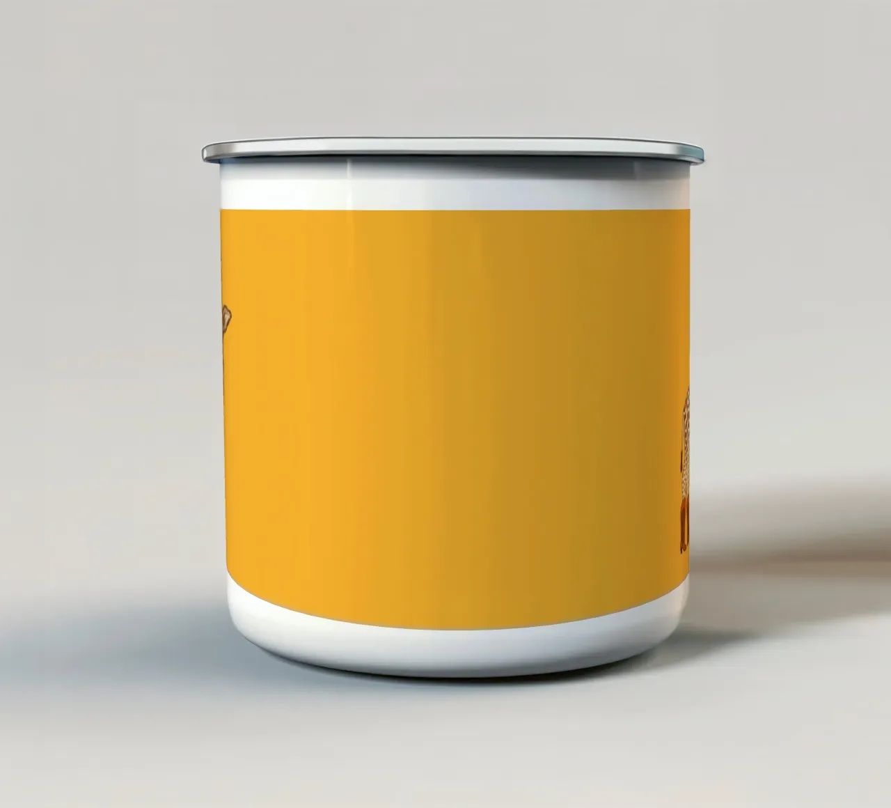Jolene The Cowgirl Giraffe enamel mug by AnyoneCanYeehaw