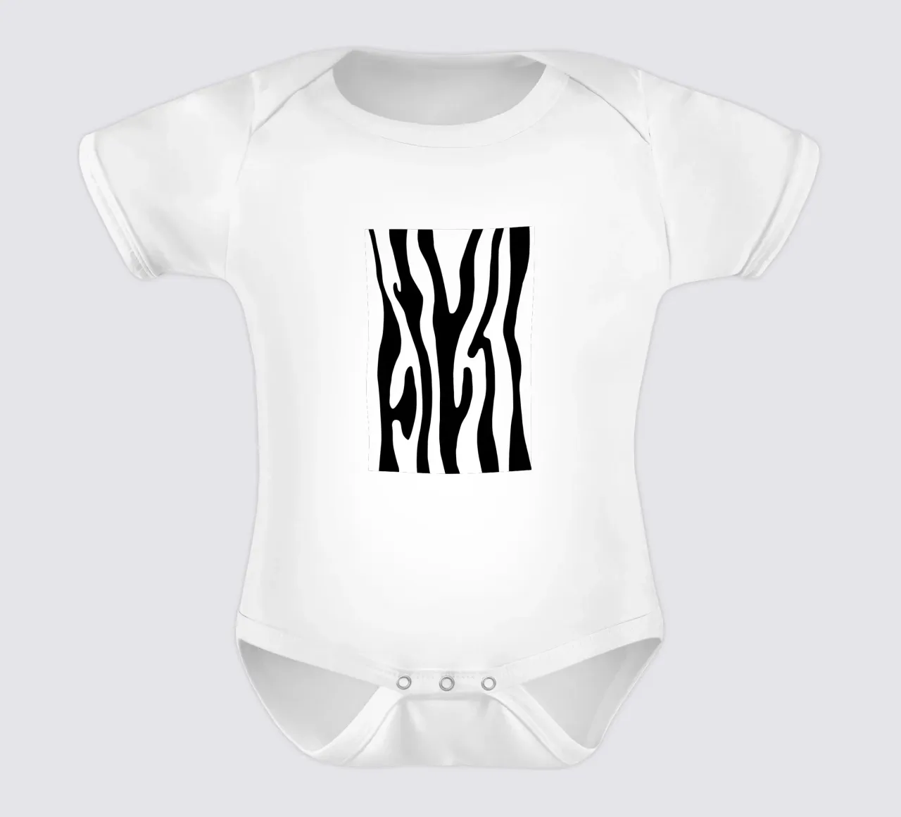 Zebra body neonato maniche corte da BAINAI