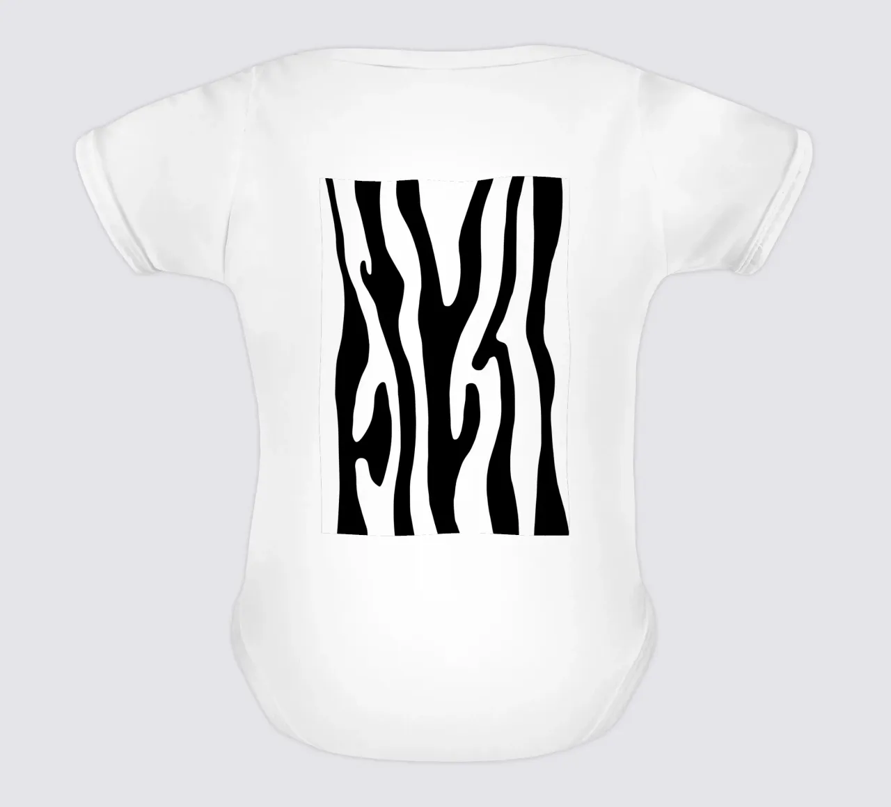 Zebra body neonato maniche corte da BAINAI