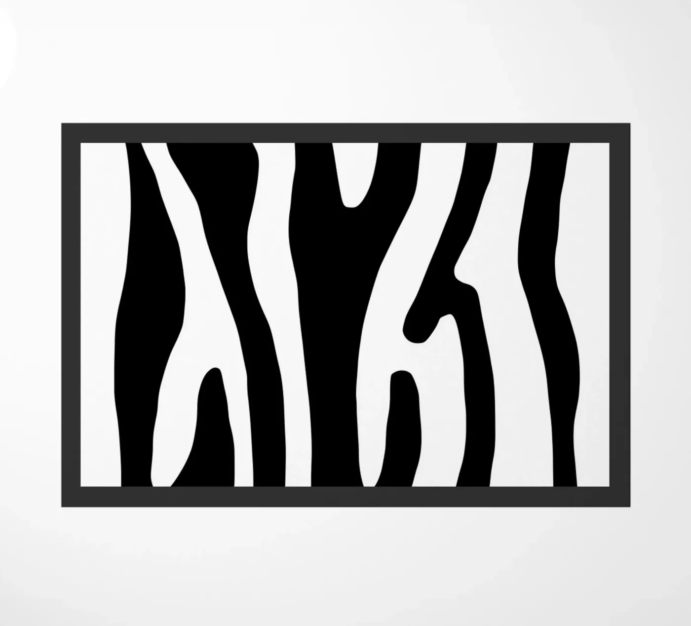 Zebra Fußmatte von BAINAI