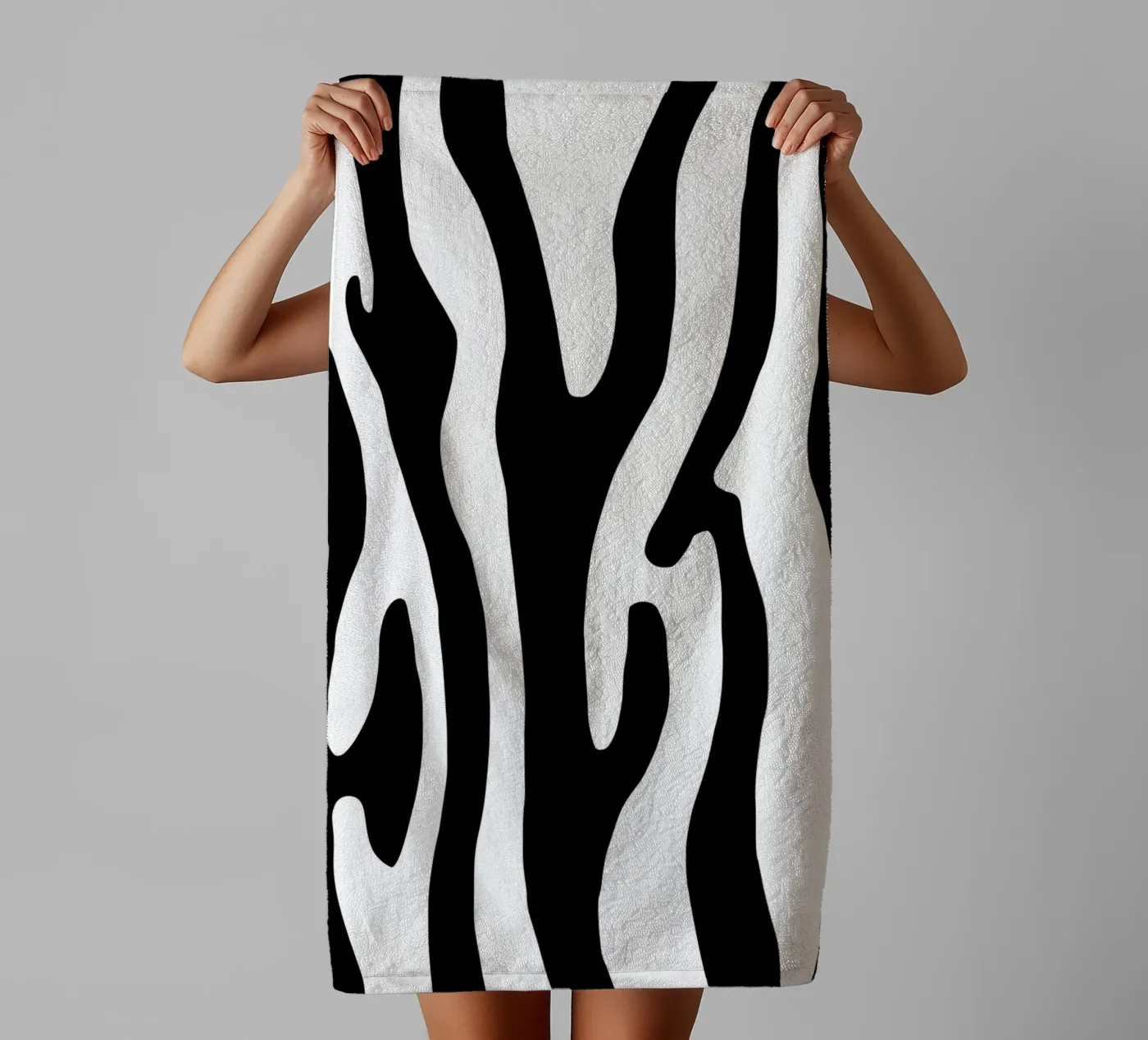 Zebra badhanddoek van BAINAI