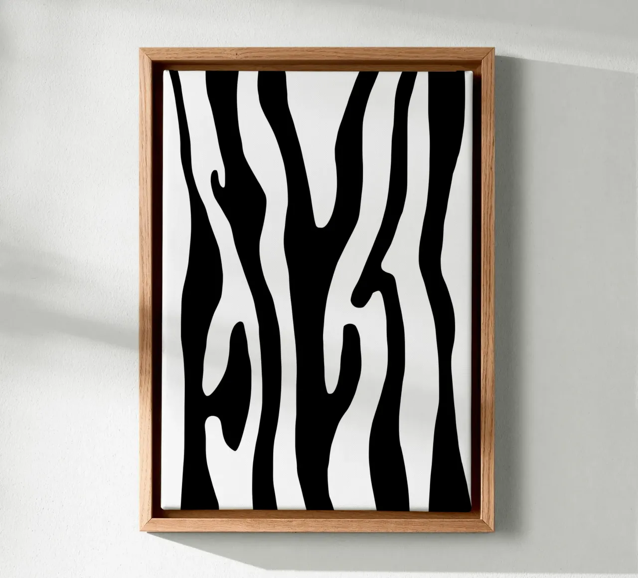 Zebra tela con Cornice a cassetta da BAINAI