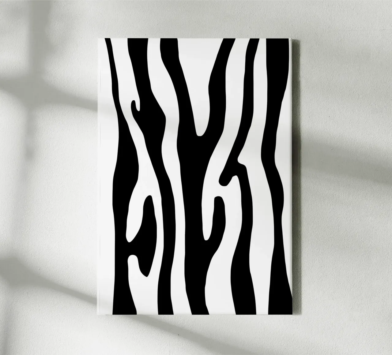 Zebra tela con Cornice a cassetta da BAINAI