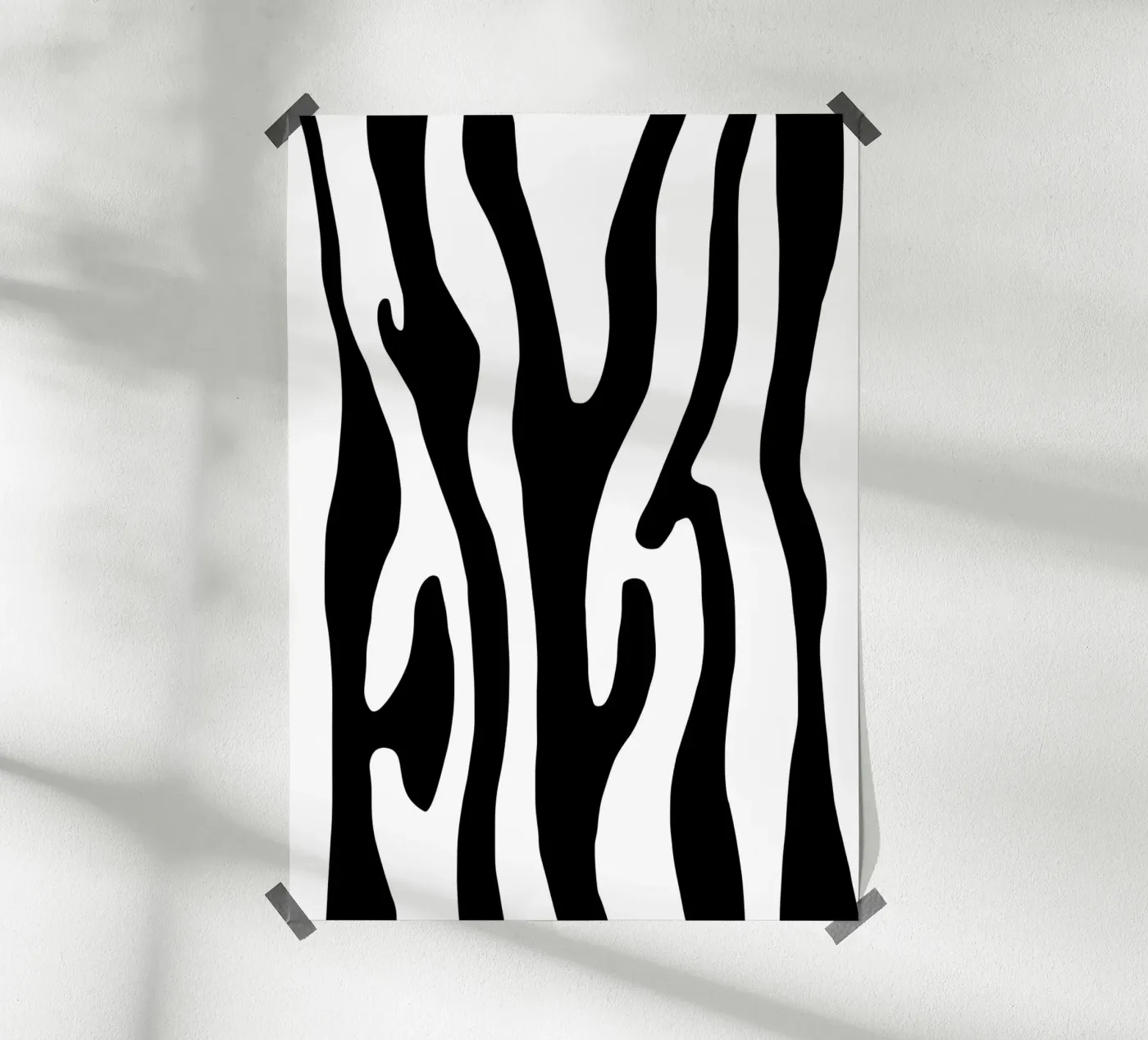 Zebra Poster von BAINAI
