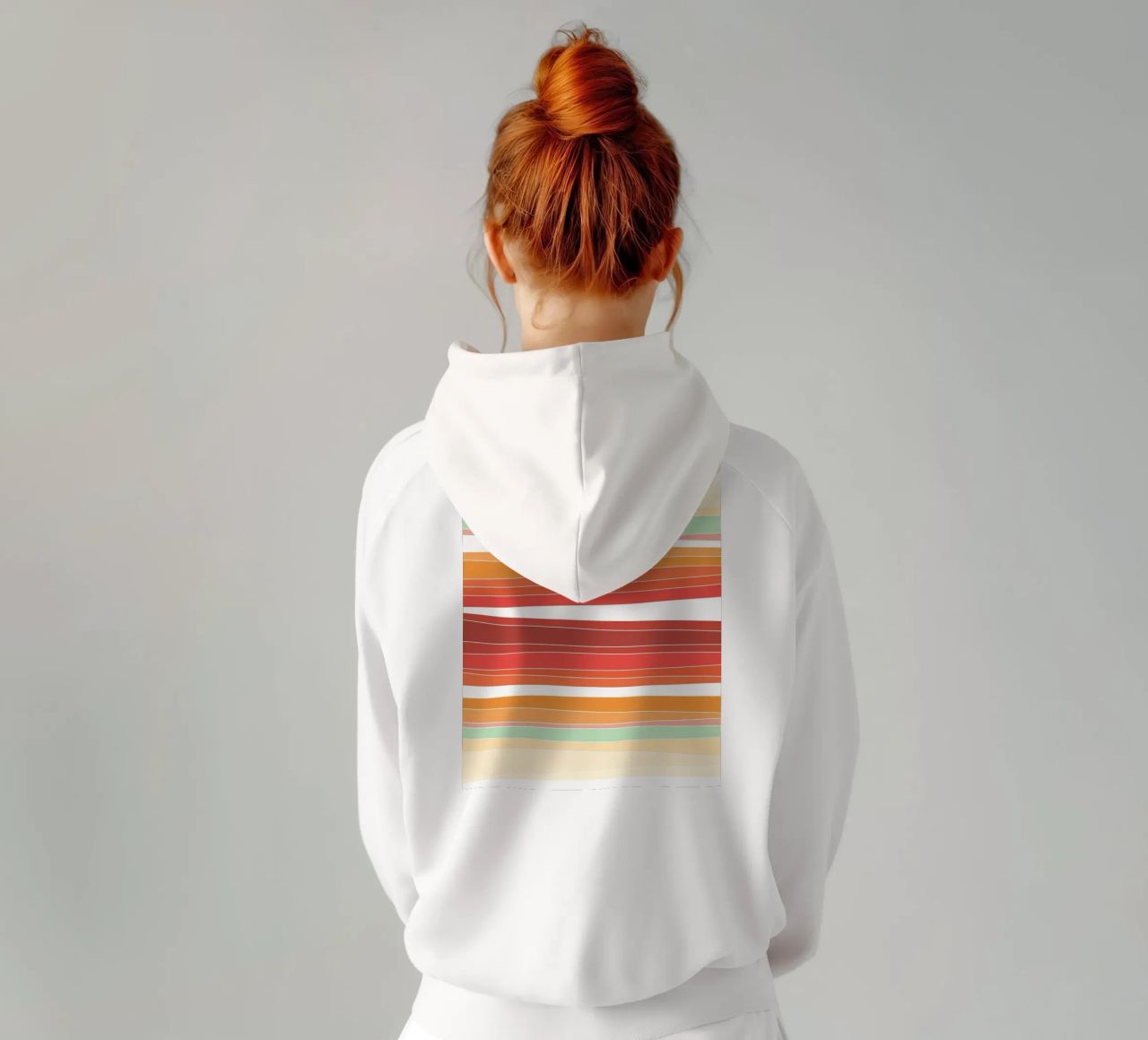 Retro lines felpa con cappuccio da BAINAI
