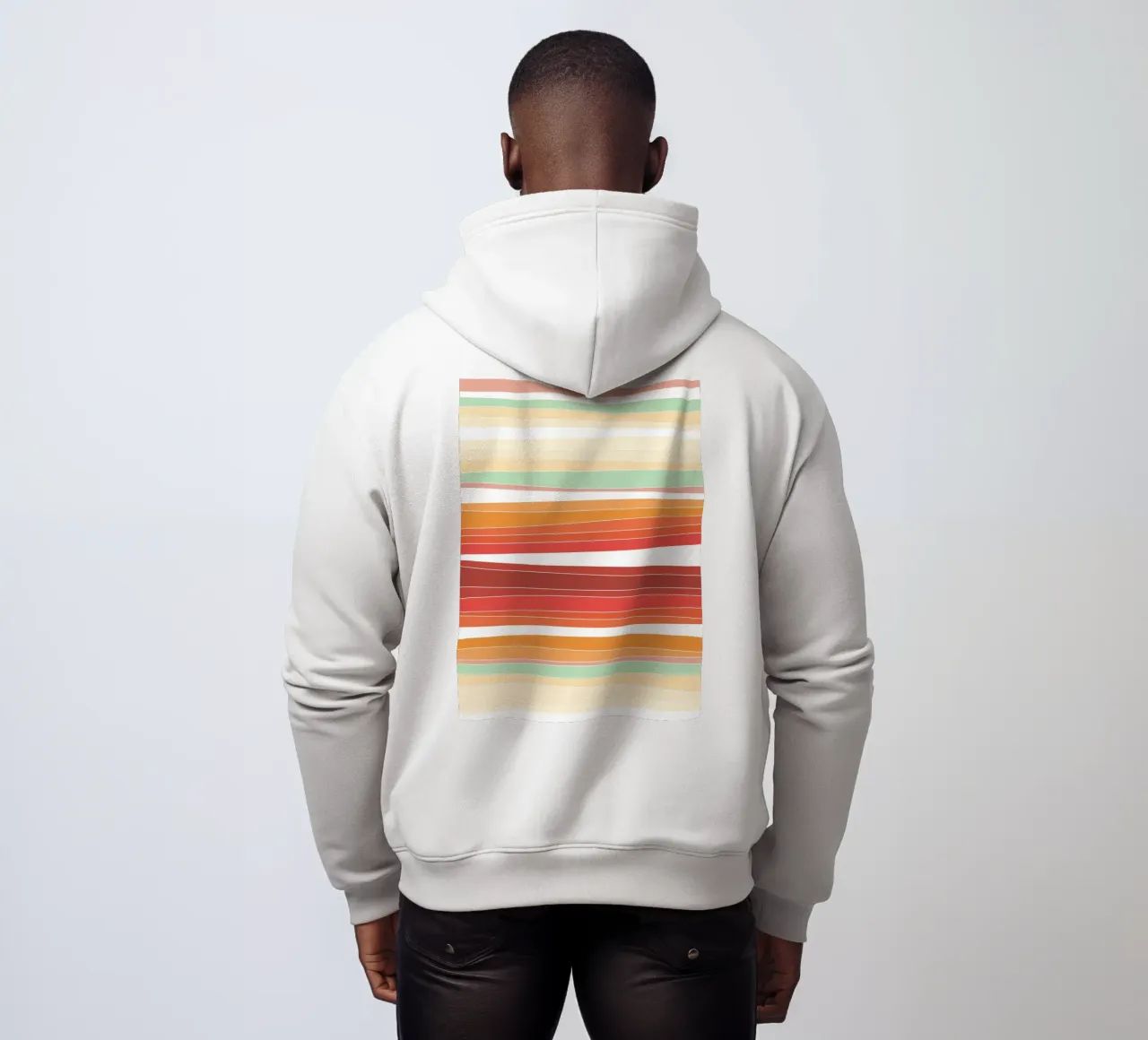 Retro lines felpa con cappuccio da BAINAI