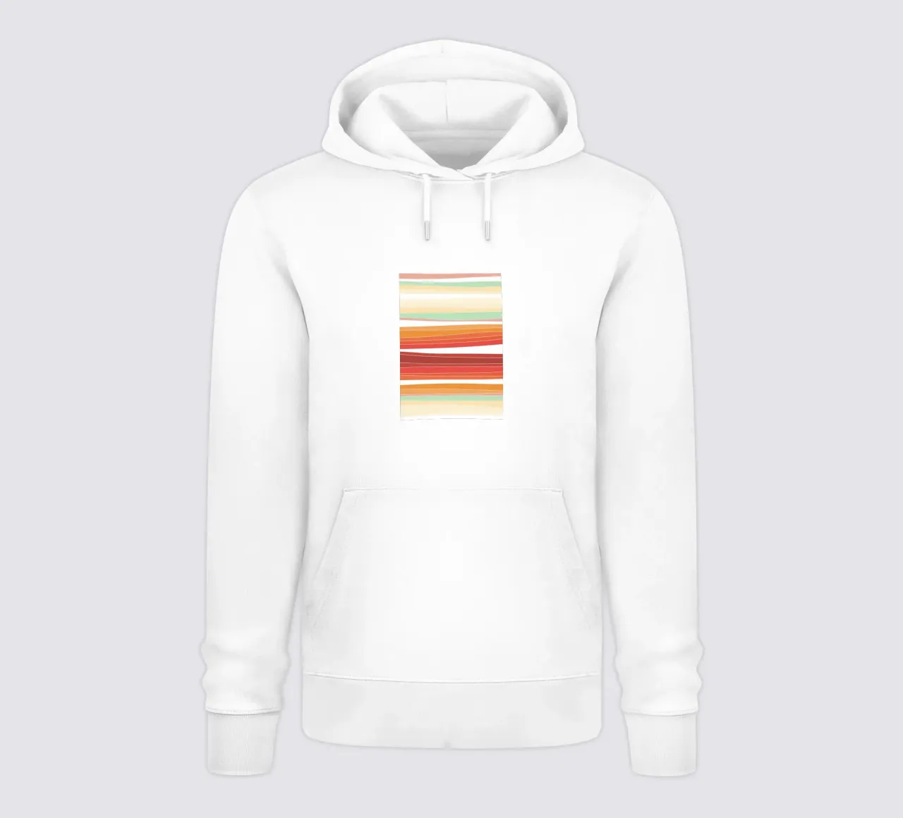 Retro lines Hoodie von BAINAI