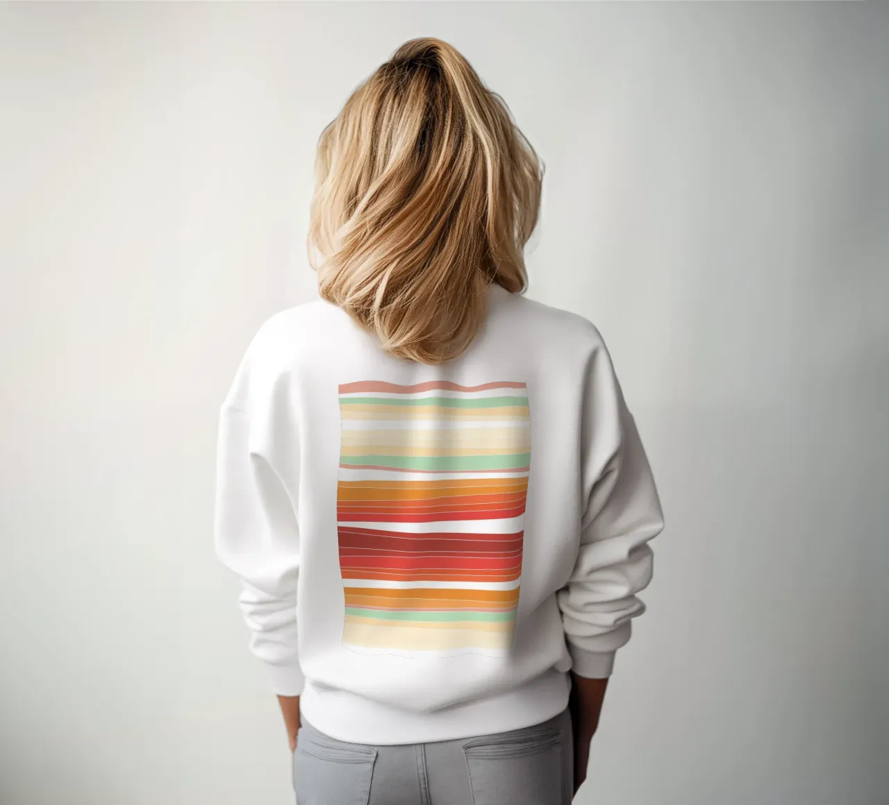 Retro lines sudadera de BAINAI