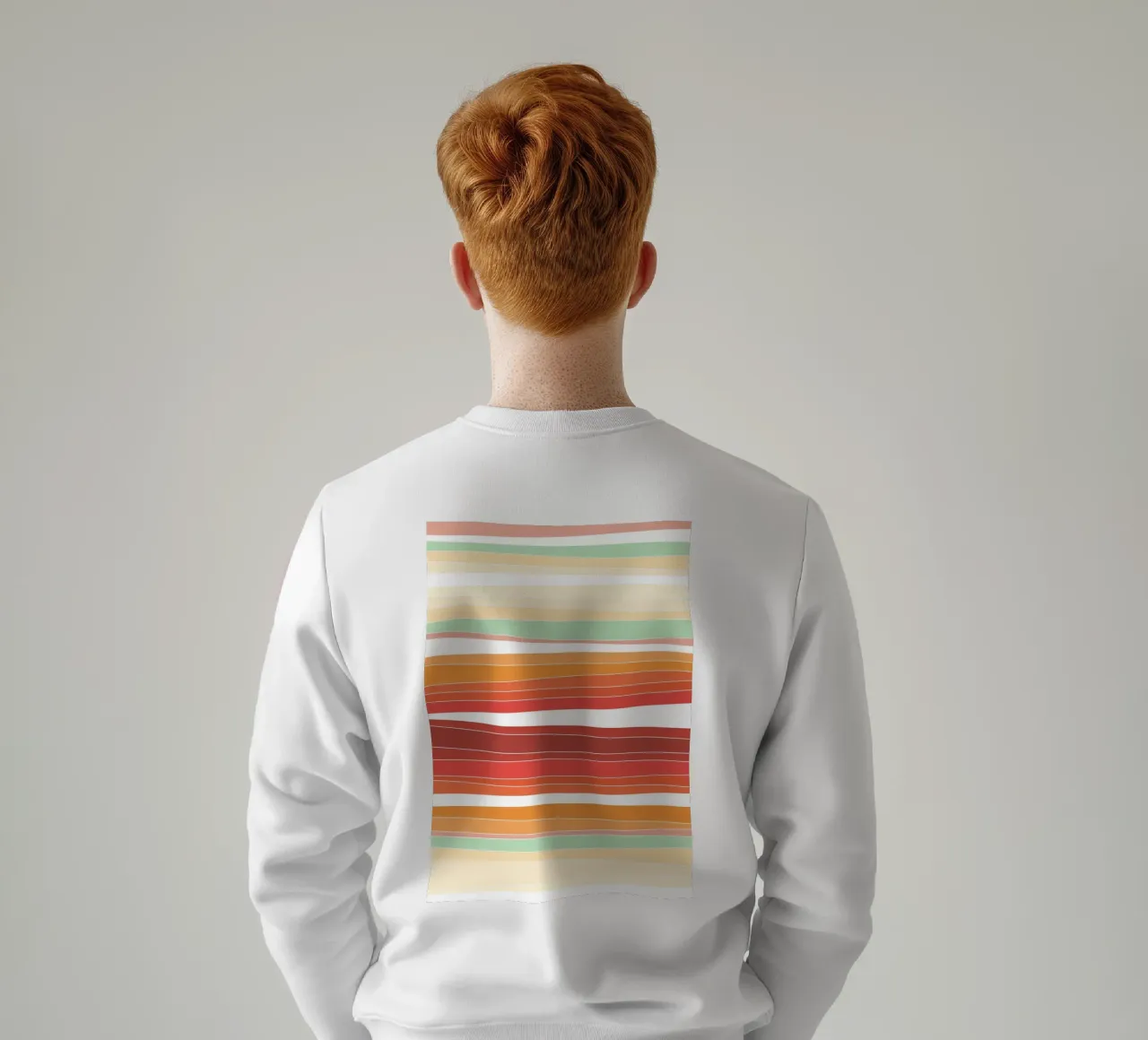 Retro lines sweatshirt van BAINAI