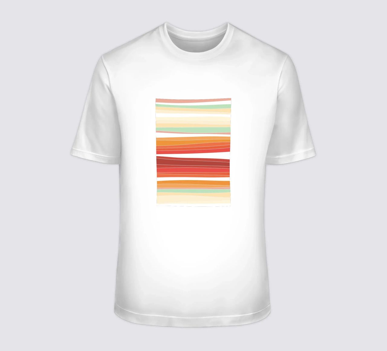 Retro lines t-shirt da BAINAI