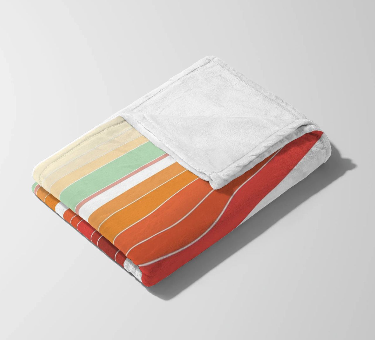 Retro lines coperta in pile da BAINAI