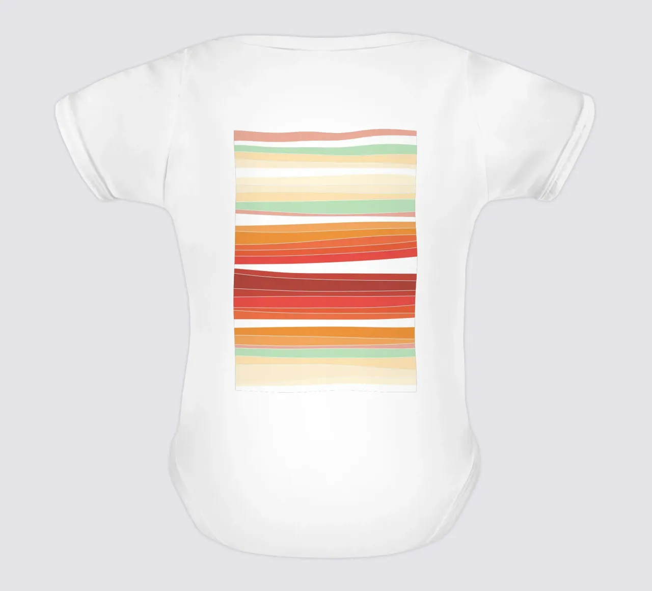 Retro lines body neonato maniche corte da BAINAI