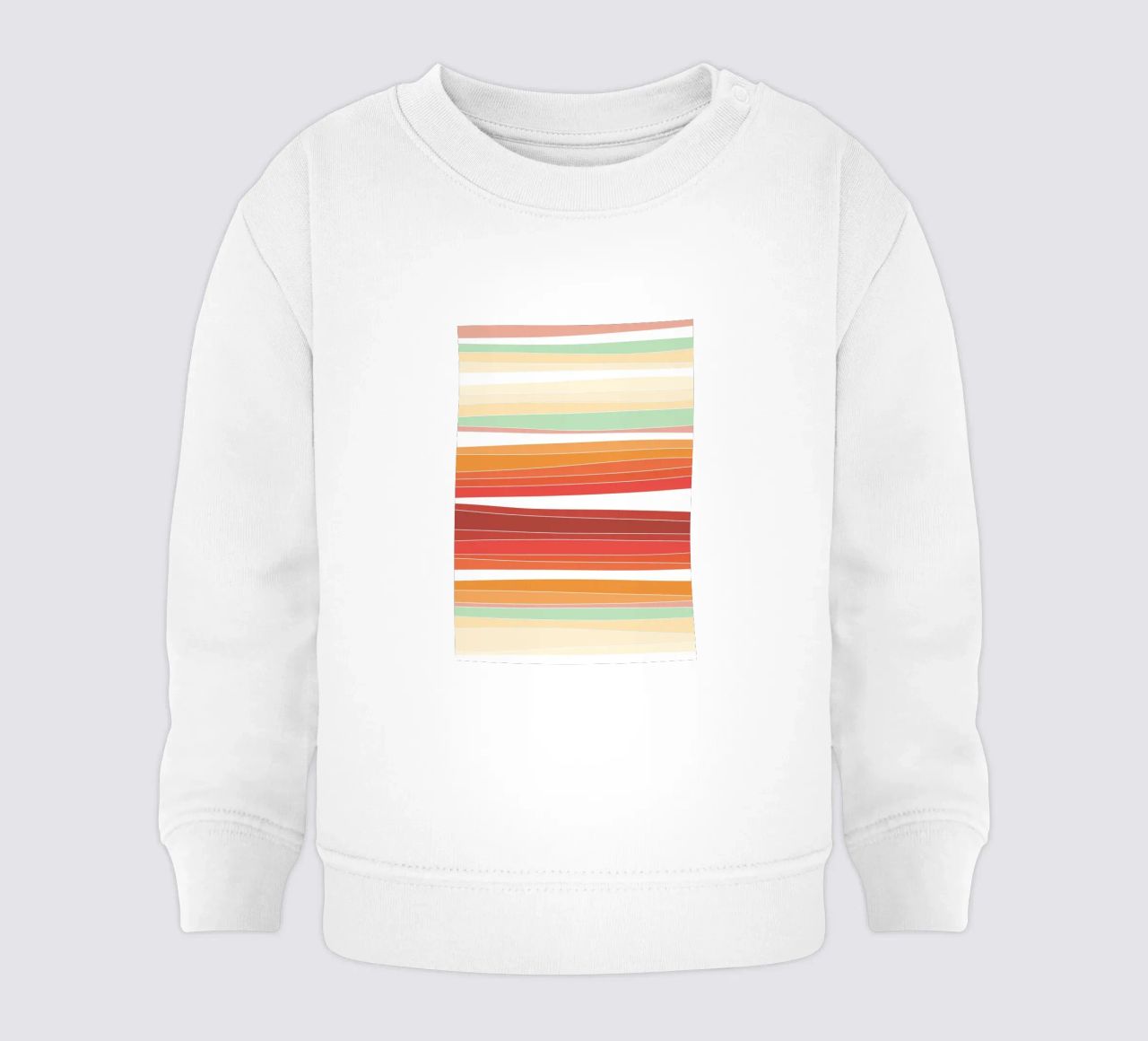 Retro lines felpa neonato da BAINAI